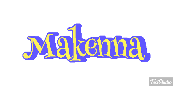 Makenna Effet de texte