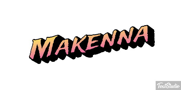 Makenna Effet de texte
