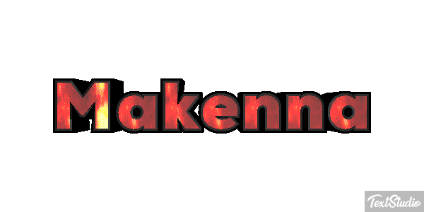 Makenna Effet de texte