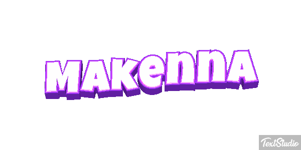 Makenna Effet de texte