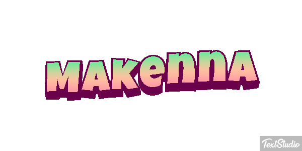 Makenna Effet de texte
