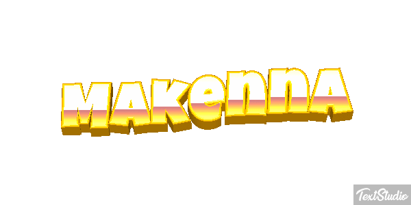 Makenna Effet de texte