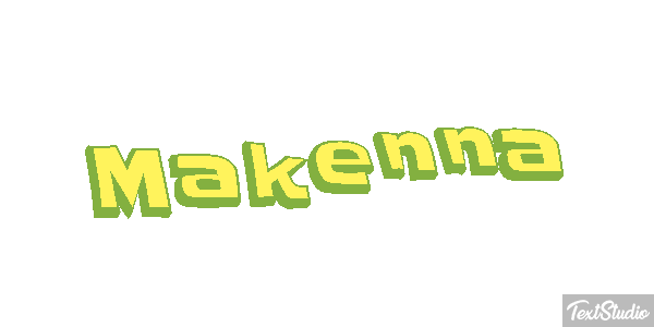 Makenna Effet de texte