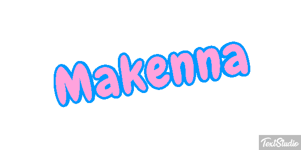 Makenna Effet de texte