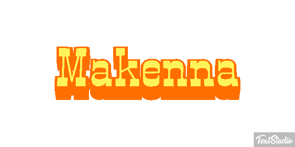 Makenna Effet de texte