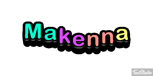 Makenna Effet de texte