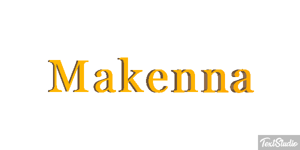 Makenna Effet de texte