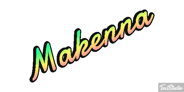 Makenna Effet de texte
