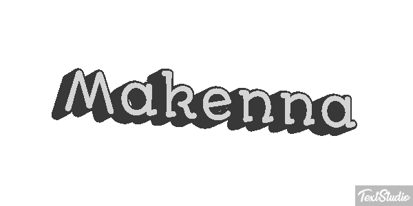Makenna Effet de texte