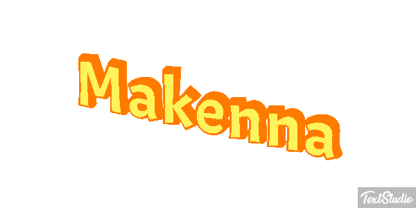 Makenna Effet de texte
