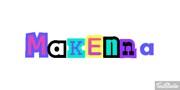 Makenna Effet de texte