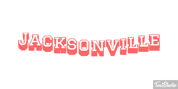 Jacksonville テキスト効果