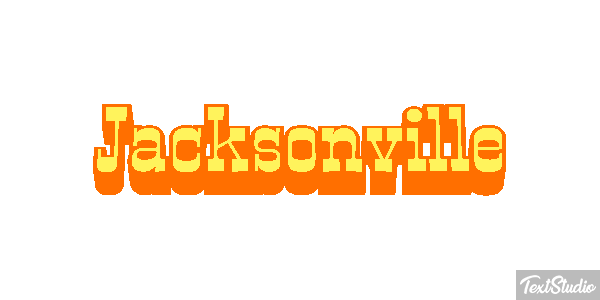 Jacksonville テキスト効果