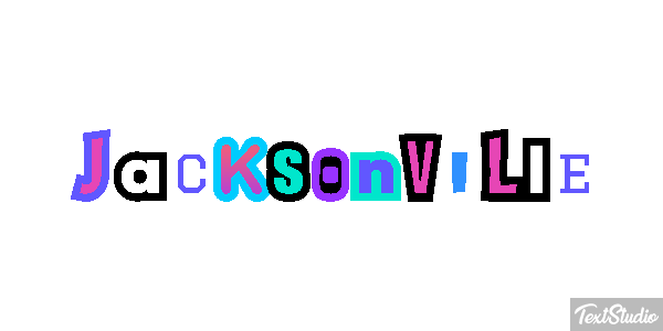 Jacksonville テキスト効果