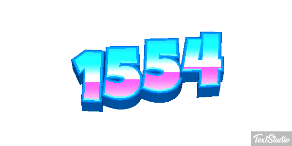 1554 Text effect