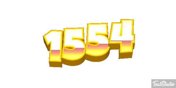 1554 Text effect