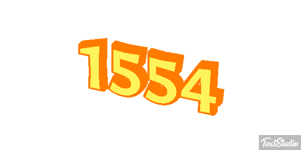 1554 Text effect