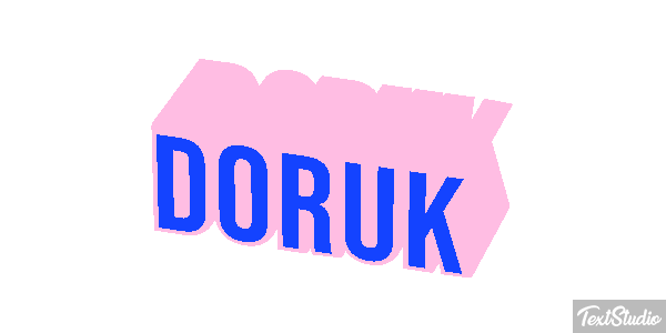 Doruk Effetto testo
