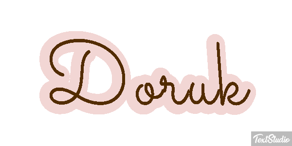 Doruk Effetto testo