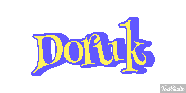 Doruk Effetto testo
