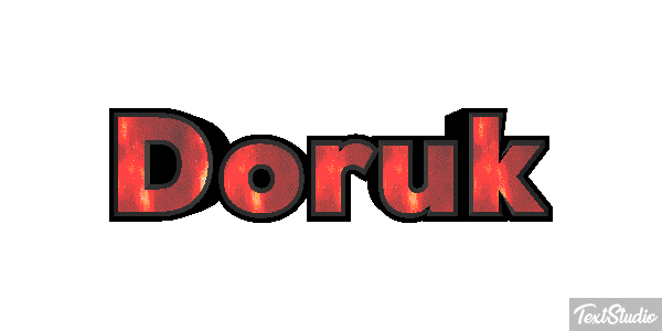 Doruk Effetto testo
