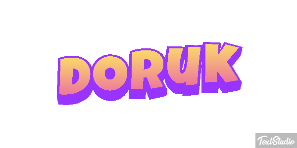 Doruk Effetto testo
