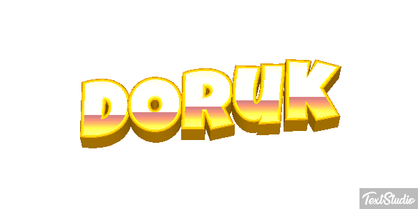 Doruk Effetto testo