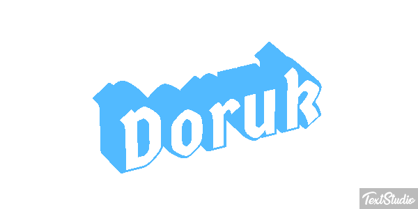 Doruk Effetto testo