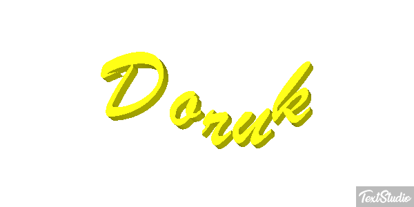 Doruk Effetto testo