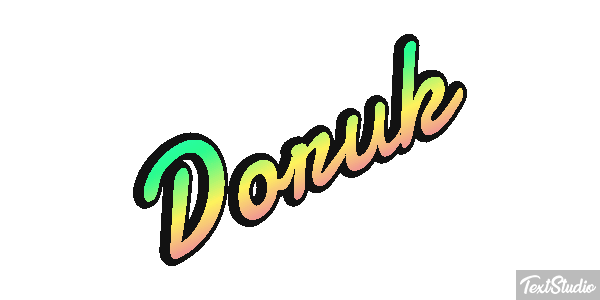 Doruk Effetto testo