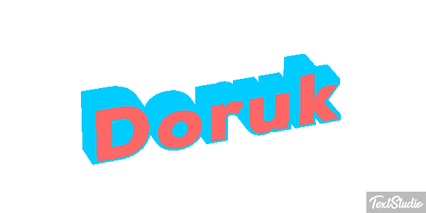 Doruk Effetto testo