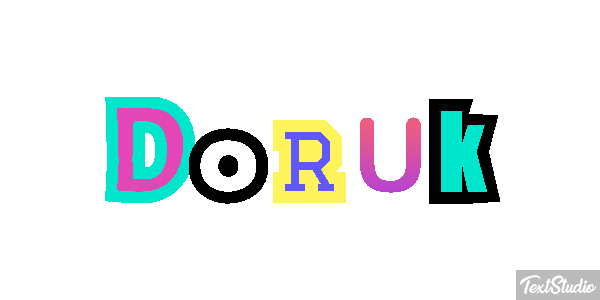 Doruk Effetto testo
