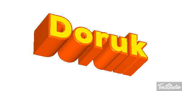 Doruk Effetto testo