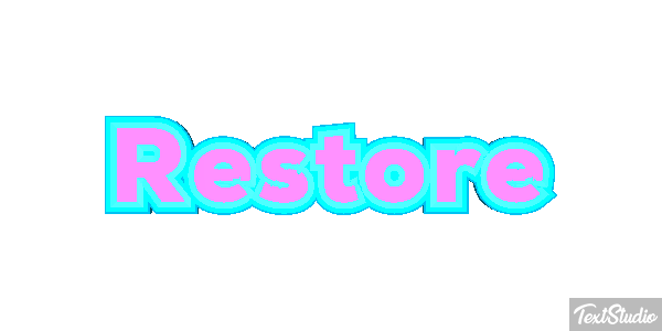 Restore Text effect