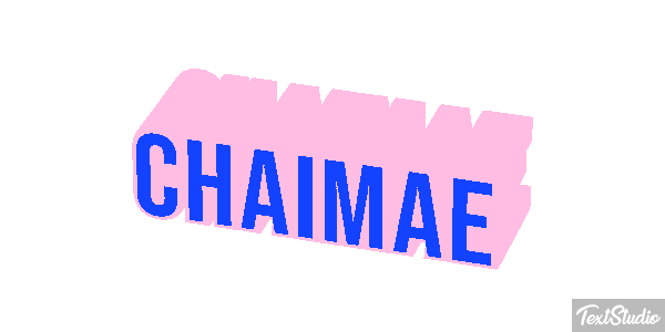 Chaimae Text effect