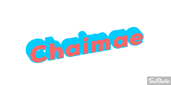 Chaimae Text effect