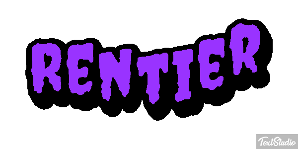 Rentier Efecto de texto