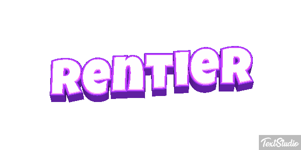 Rentier Efecto de texto