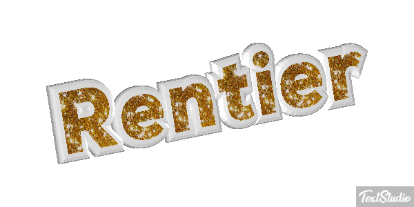 Rentier Efecto de texto