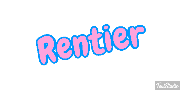 Rentier Efecto de texto