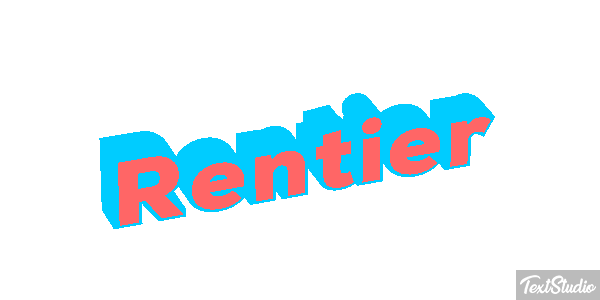 Rentier Efecto de texto