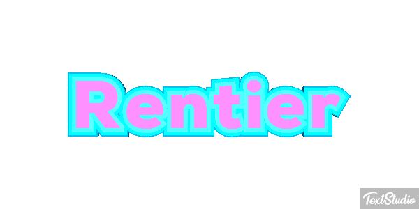 Rentier Efecto de texto