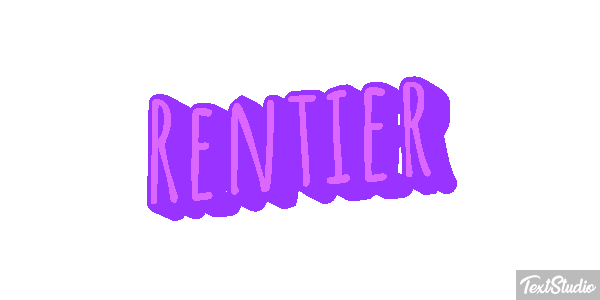 Rentier Efecto de texto