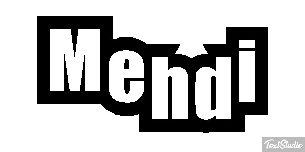 Mehdi Текстовый эффект