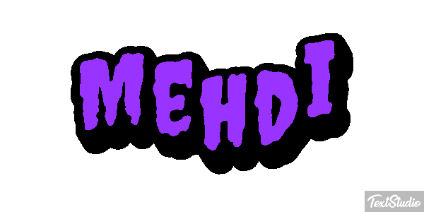 Mehdi Текстовый эффект
