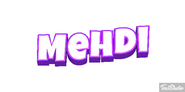 Mehdi Текстовый эффект