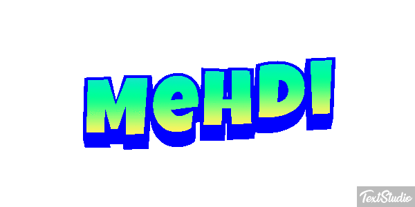Mehdi Текстовый эффект