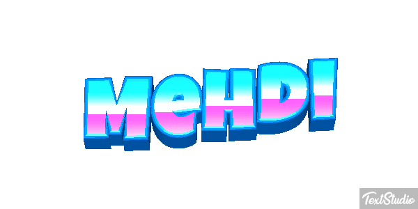 Mehdi Текстовый эффект