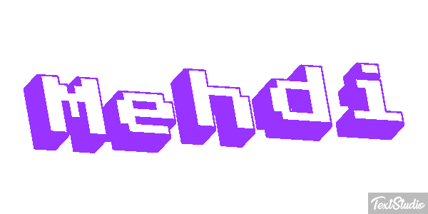 Mehdi Текстовый эффект