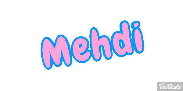 Mehdi Текстовый эффект